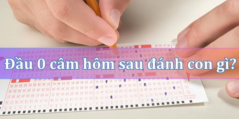 Đầu 0 câm hôm sau đánh con gì?