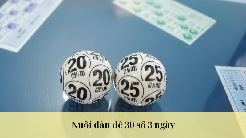 dàn đề 30 số