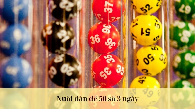 dàn de 50 số